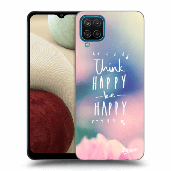 Obal pre Samsung Galaxy A12 A125F - Think happy be happy