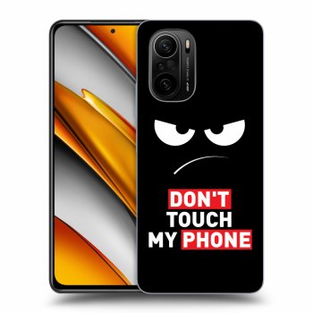 Obal pre Xiaomi Poco F3 - Angry Eyes - Transparent