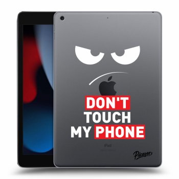 Obal pre Apple iPad 10.2" 2021 (9. gen) - Angry Eyes - Transparent