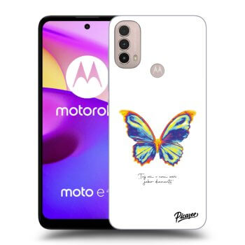 Obal pre Motorola Moto E40 - Diamanty White