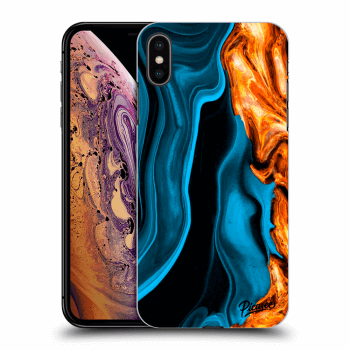 Obal pre Apple iPhone XS Max - Gold blue