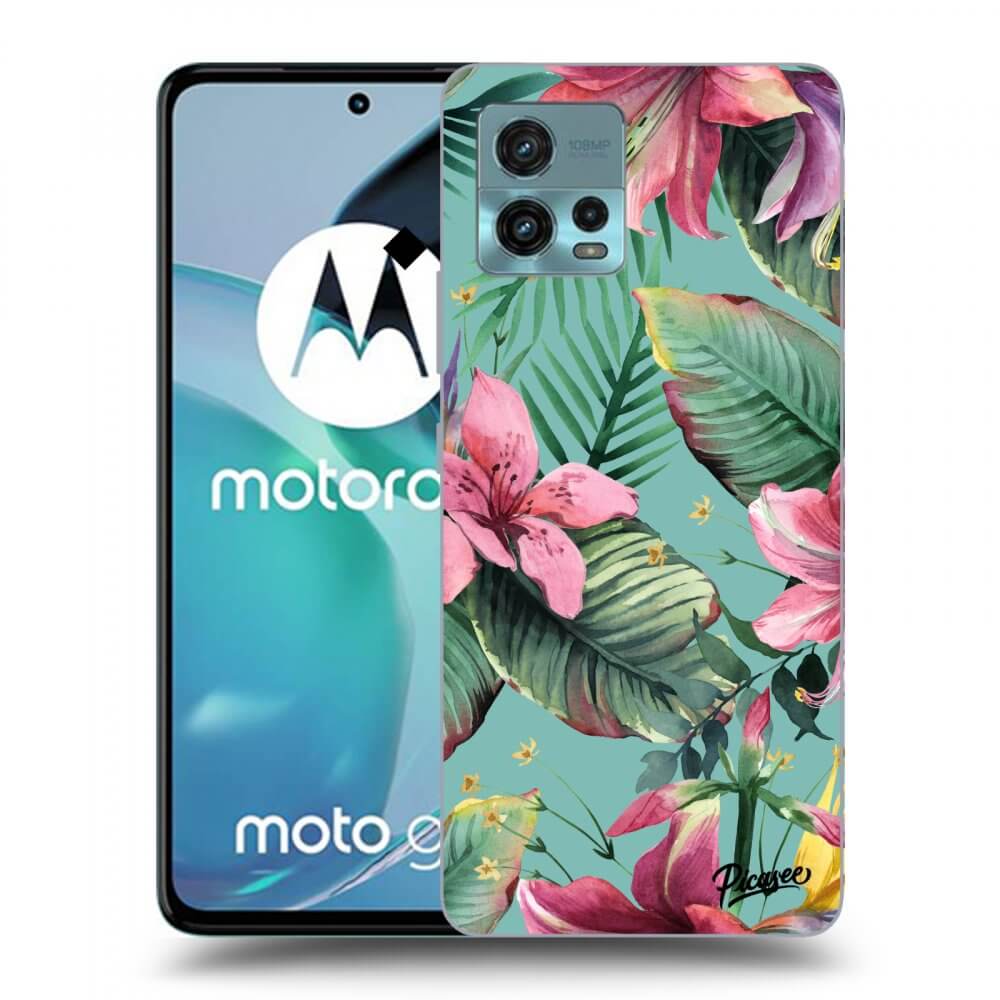 Picasee silikónový čierny obal pre Motorola Moto G72 - Hawaii