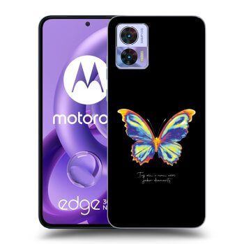Obal pre Motorola Edge 30 Neo - Diamanty Black
