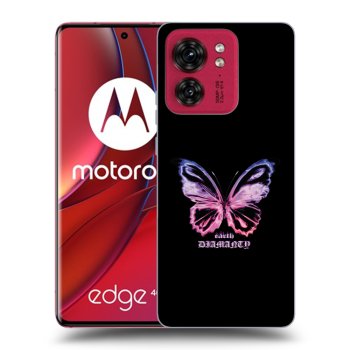 Obal pre Motorola Edge 40 - Diamanty Purple