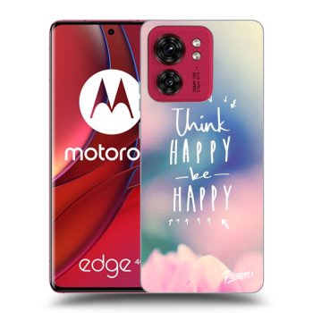 Obal pre Motorola Edge 40 - Think happy be happy