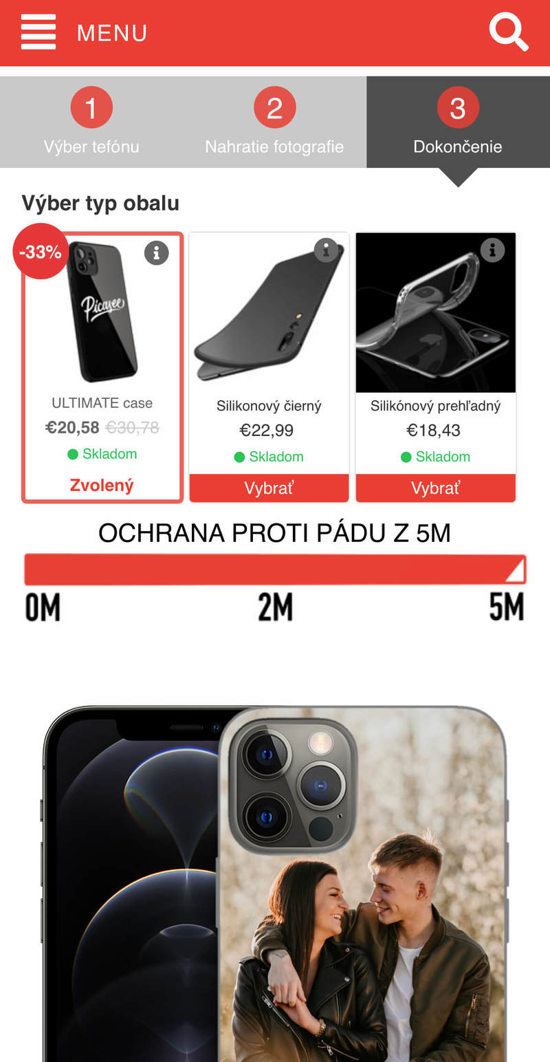 Vyberte si typ obalu