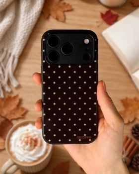 Picasee ULTIMATE CASE PowerShare pro Samsung Galaxy S25 FE 5G - Vanilla Dots & Chocolate
