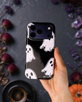 Picasee Fashion Case pre Samsung Galaxy A15 A156B 5G - Black ghosts