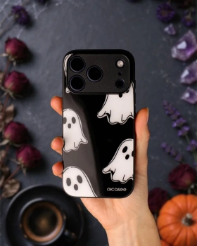Picasee ULTIMATE CASE PowerShare pro Samsung Galaxy S23 Ultra 5G - Black ghosts