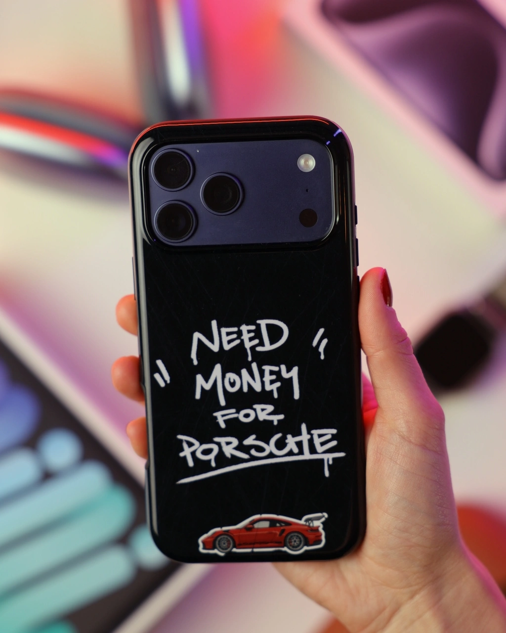 Fashion Case MagSafe pre Apple iPhone 16 Plus - Dark Racer