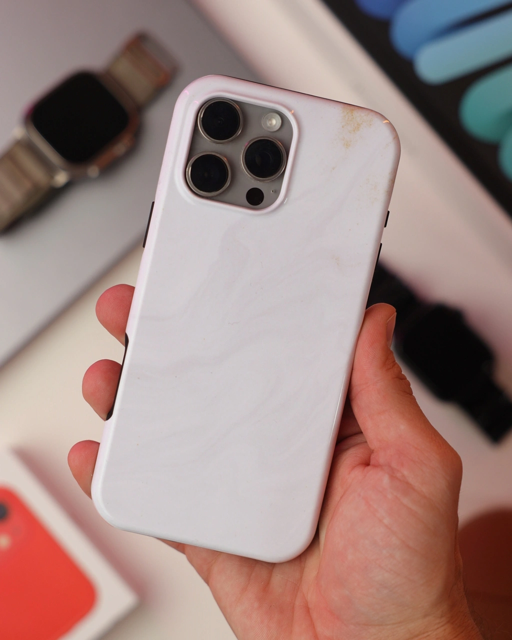 Fashion Case pre Apple iPhone 13 mini - White