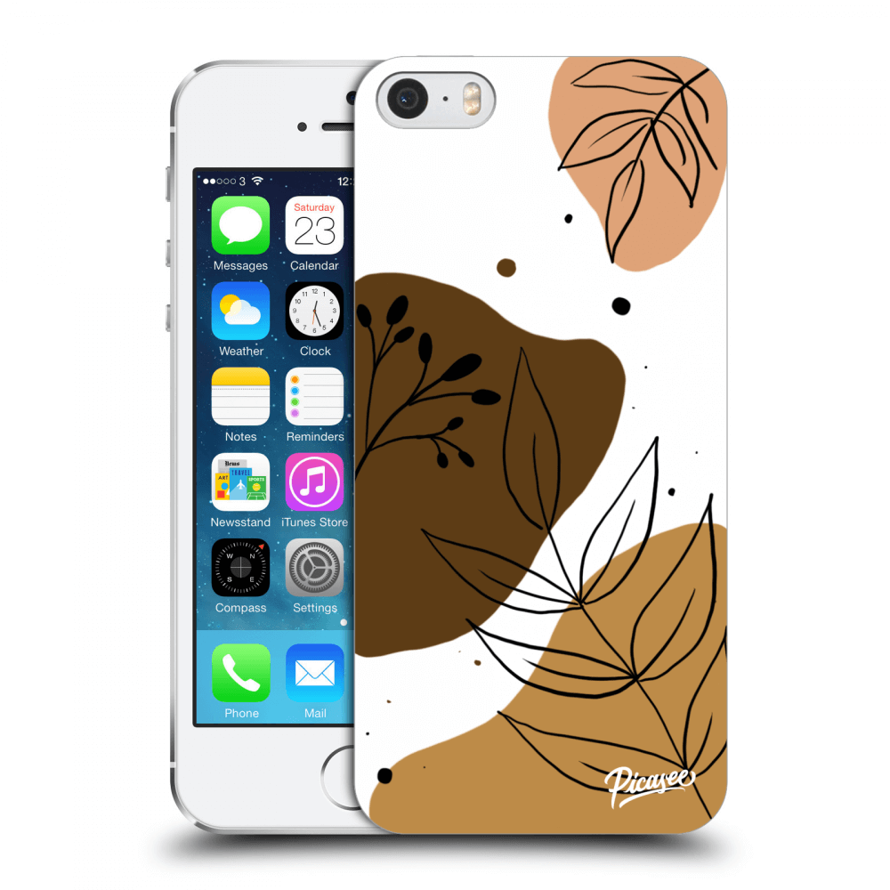 Picasee silikónový prehľadný obal pre Apple iPhone 5/5S/SE - Boho style