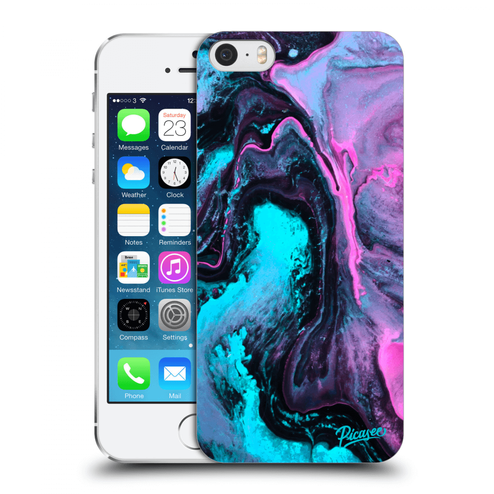 Picasee silikónový prehľadný obal pre Apple iPhone 5/5S/SE - Lean 2