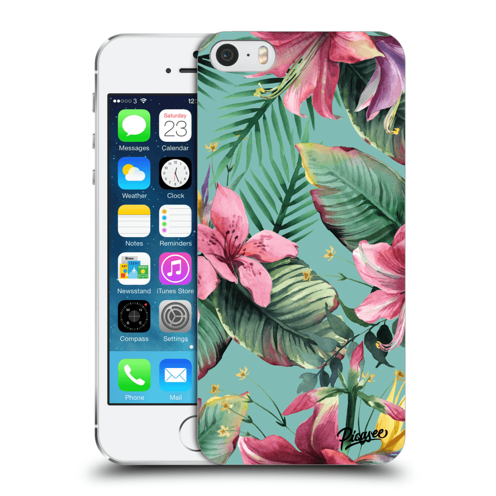 Picasee silikónový prehľadný obal pre Apple iPhone 5/5S/SE - Hawaii