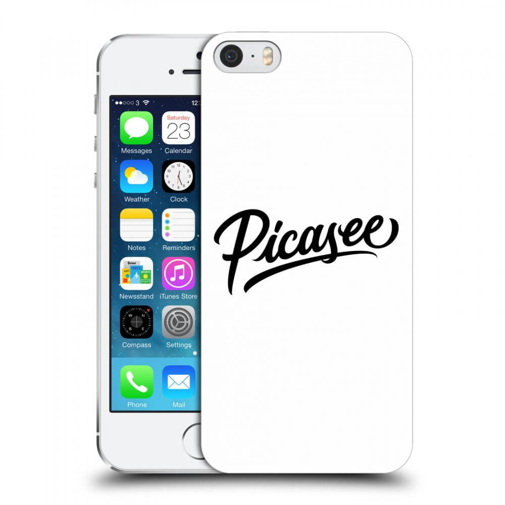Picasee ULTIMATE CASE pro Apple iPhone 5/5S/SE - Picasee - old logo - black