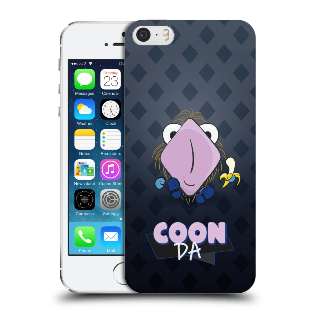 Picasee ULTIMATE CASE pro Apple iPhone 5/5S/SE - COONDA chlupatka - tmavá