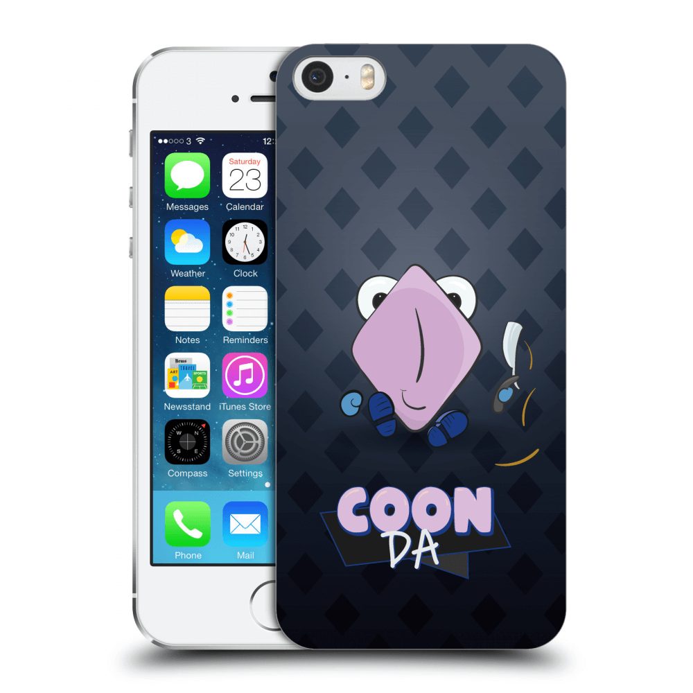 Picasee ULTIMATE CASE pro Apple iPhone 5/5S/SE - COONDA holátko - tmavá