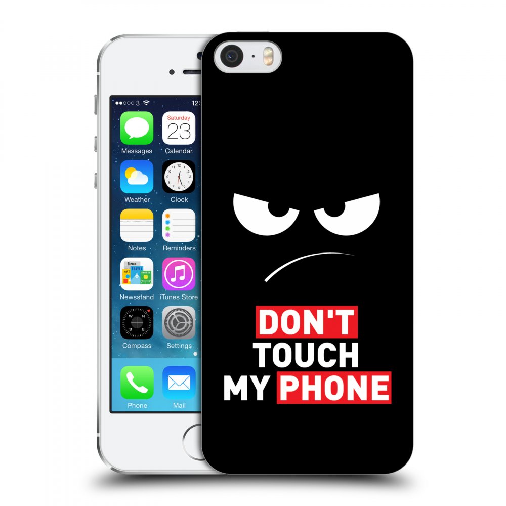 Picasee ULTIMATE CASE pro Apple iPhone 5/5S/SE - Angry Eyes - Transparent