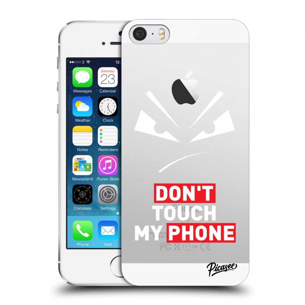 Picasee silikónový prehľadný obal pre Apple iPhone 5/5S/SE - Evil Eye - Transparent