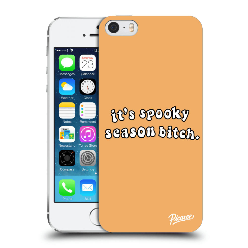 Picasee silikónový prehľadný obal pre Apple iPhone 5/5S/SE - Spooky season
