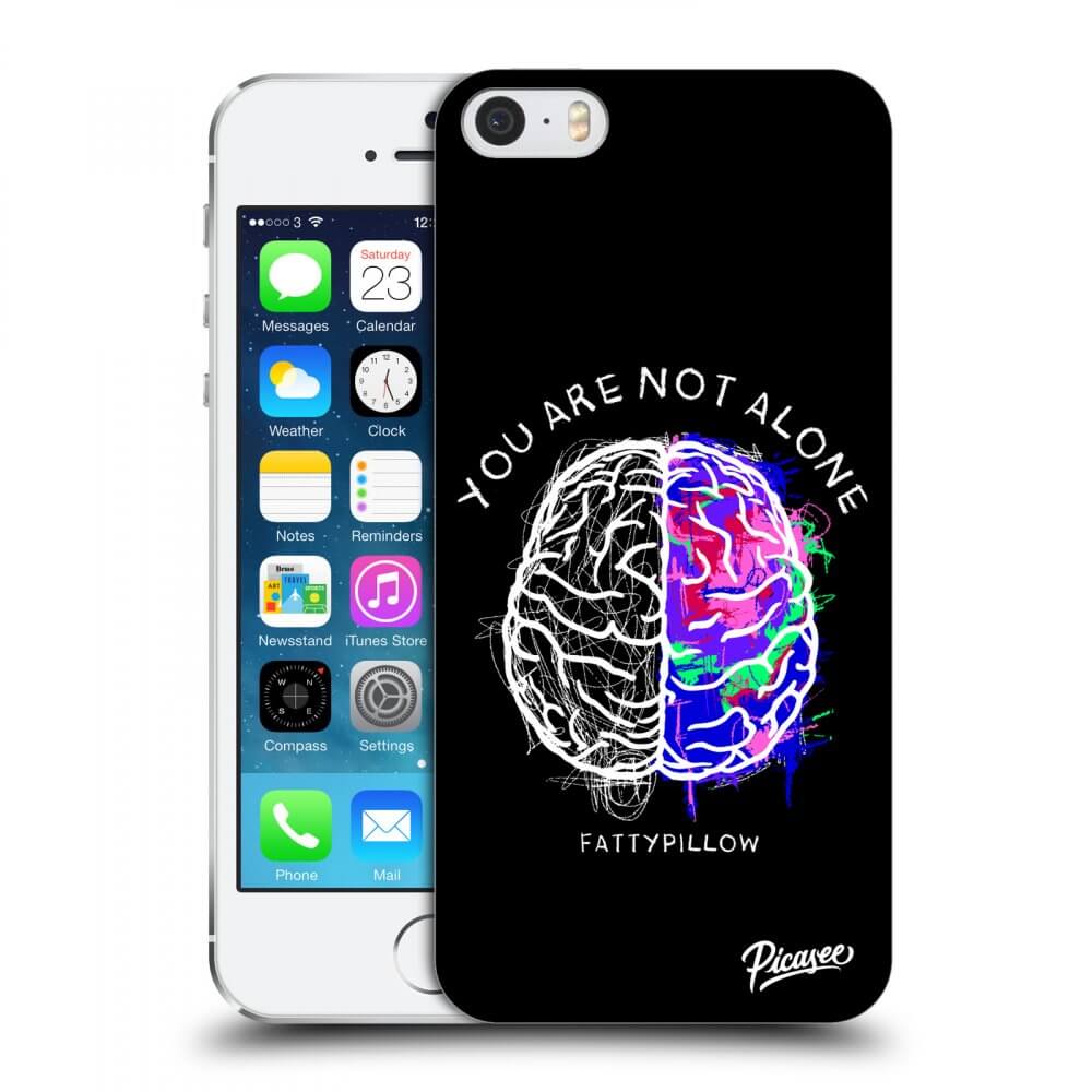 Picasee ULTIMATE CASE pro Apple iPhone 5/5S/SE - Brain - White