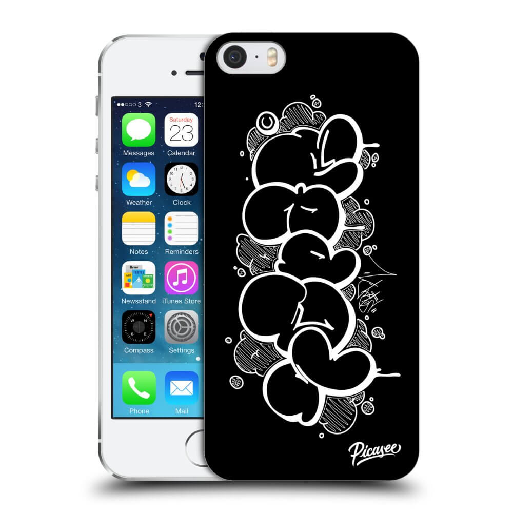 Picasee silikónový prehľadný obal pre Apple iPhone 5/5S/SE - Throw UP