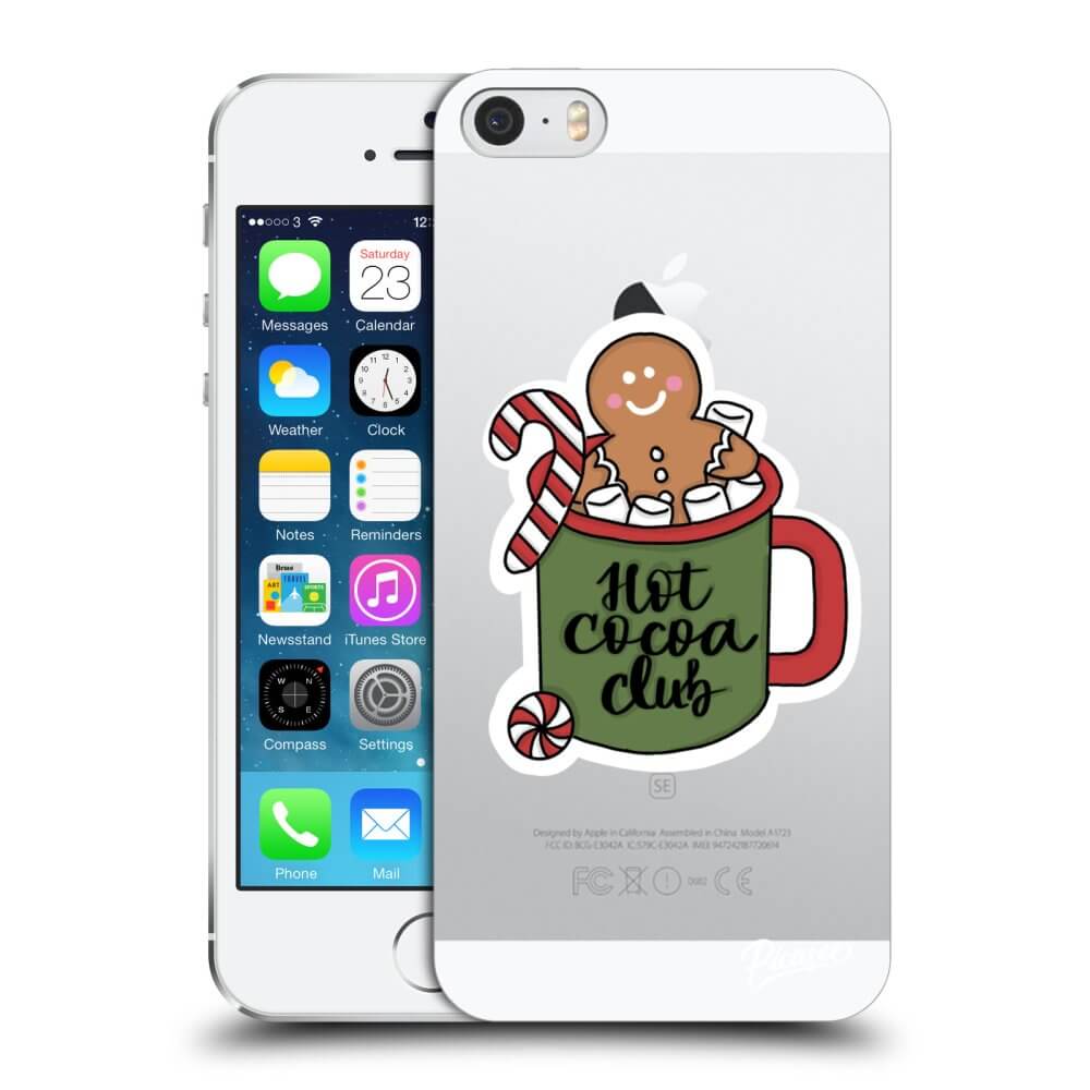 Picasee silikónový prehľadný obal pre Apple iPhone 5/5S/SE - Hot Cocoa Club