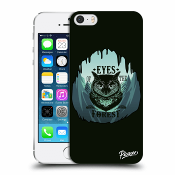 Picasee silikónový prehľadný obal pre Apple iPhone 5/5S/SE - Forest owl