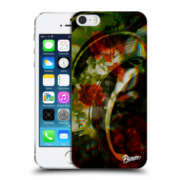 Picasee silikónový prehľadný obal pre Apple iPhone 5/5S/SE - Roses color