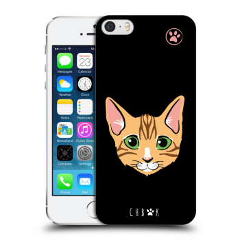 Picasee silikónový prehľadný obal pre Apple iPhone 5/5S/SE - Chybí mi kočky - Černá