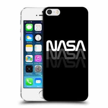 Picasee silikónový prehľadný obal pre Apple iPhone 5/5S/SE - NASA Triple