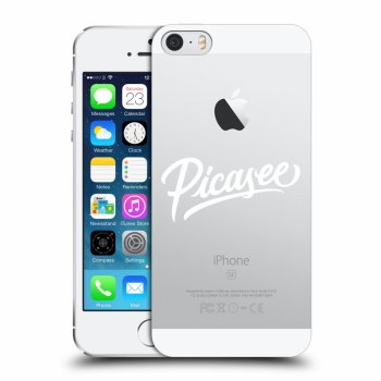 Picasee silikónový prehľadný obal pre Apple iPhone 5/5S/SE - Picasee - White
