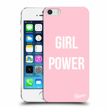Picasee silikónový prehľadný obal pre Apple iPhone 5/5S/SE - Girl power
