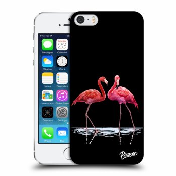 Obal pre Apple iPhone 5/5S/SE - Flamingos couple