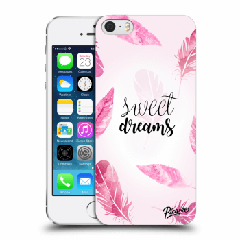 Picasee silikónový prehľadný obal pre Apple iPhone 5/5S/SE - Sweet dreams