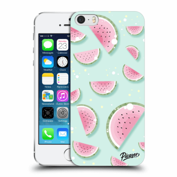 Picasee silikónový prehľadný obal pre Apple iPhone 5/5S/SE - Watermelon 2