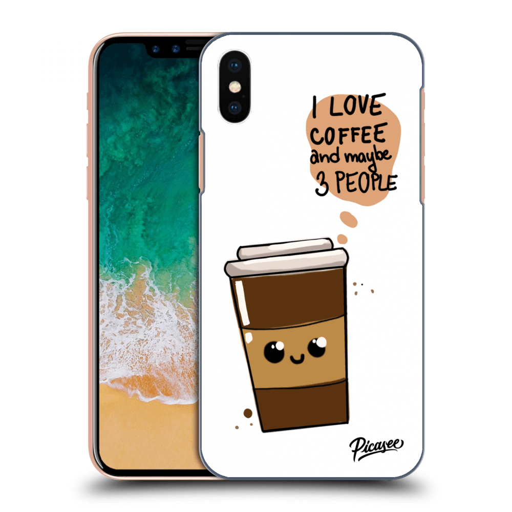Picasee ULTIMATE CASE pro Apple iPhone X/XS - Cute coffee