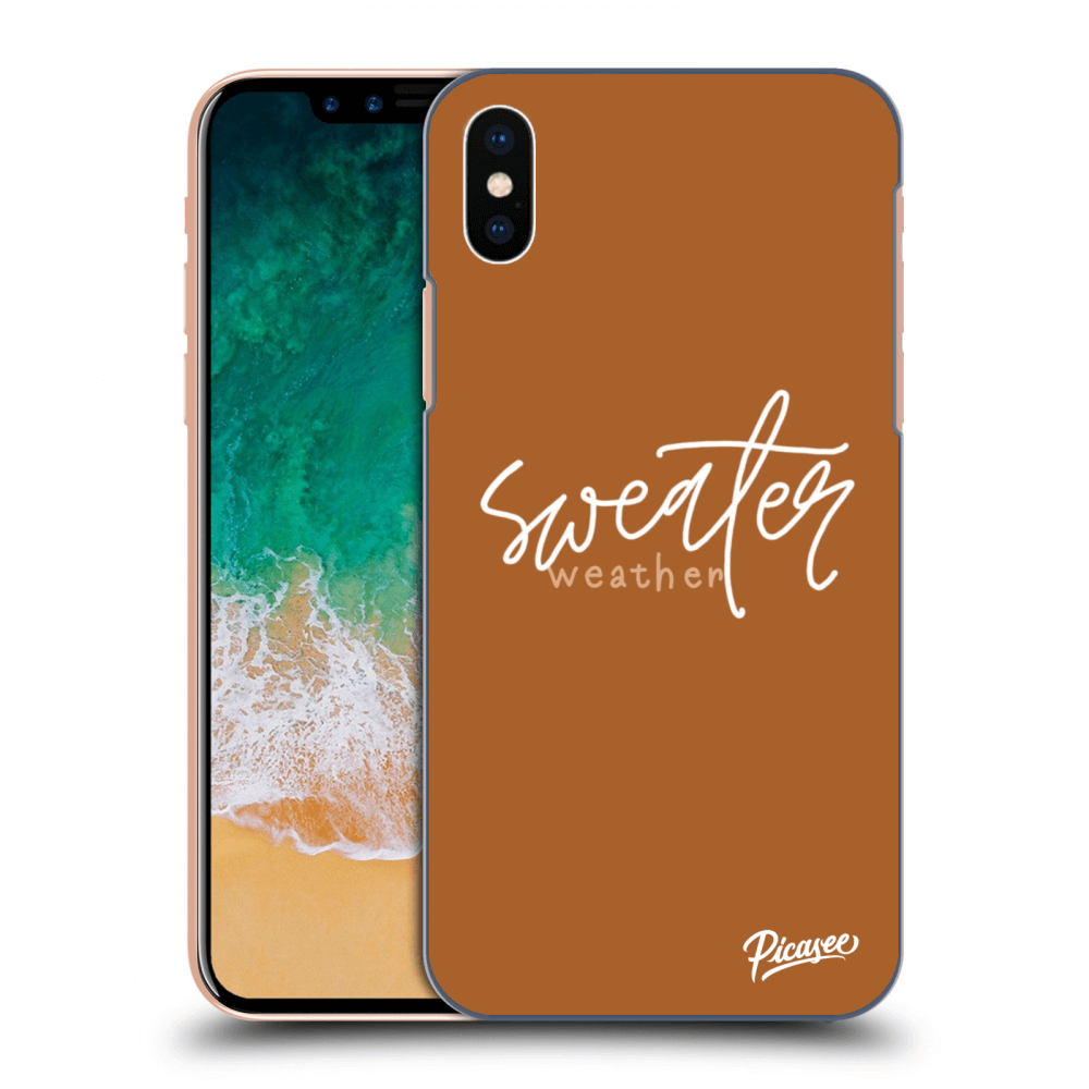 Picasee ULTIMATE CASE pro Apple iPhone X/XS - Sweater weather