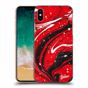 Obal pre Apple iPhone X/XS - Red black