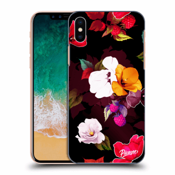 Obal pre Apple iPhone X/XS - Flowers and Berries