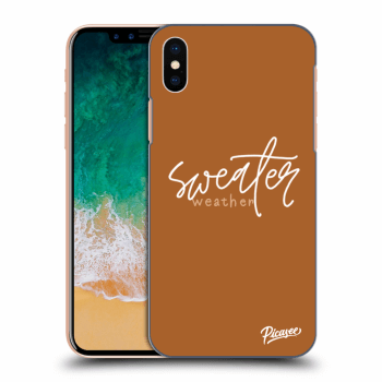 Picasee ULTIMATE CASE pro Apple iPhone X/XS - Sweater weather