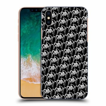 Obal pre Apple iPhone X/XS - Separ - White On Black 2