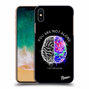 Obal pre Apple iPhone X/XS - Brain - White