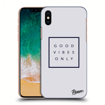 Picasee ULTIMATE CASE pro Apple iPhone X/XS - Good vibes only