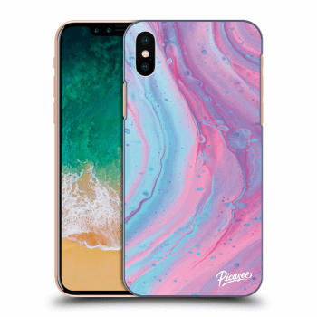 Obal pre Apple iPhone X/XS - Pink liquid