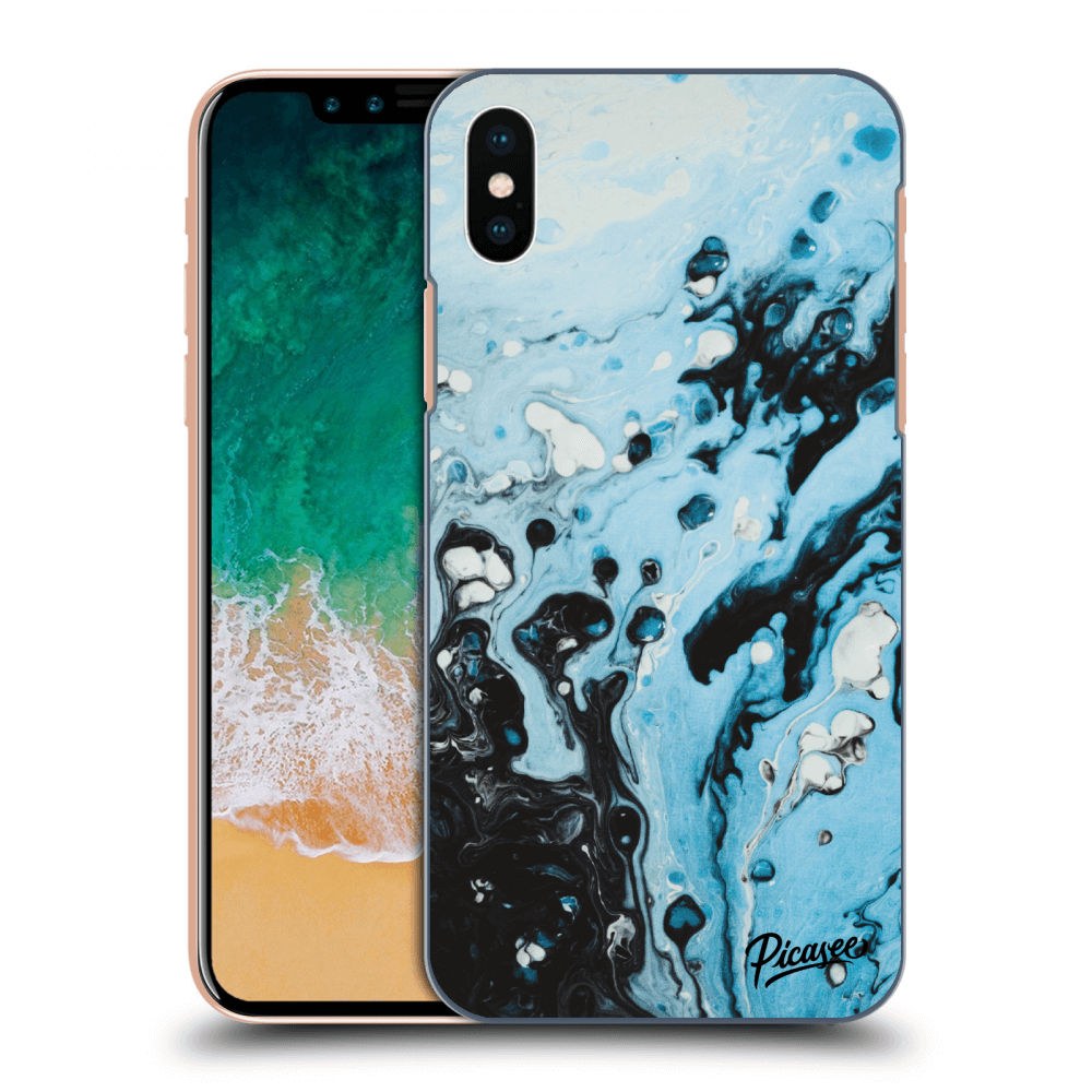 Picasee ULTIMATE CASE pro Apple iPhone X/XS - Organic blue