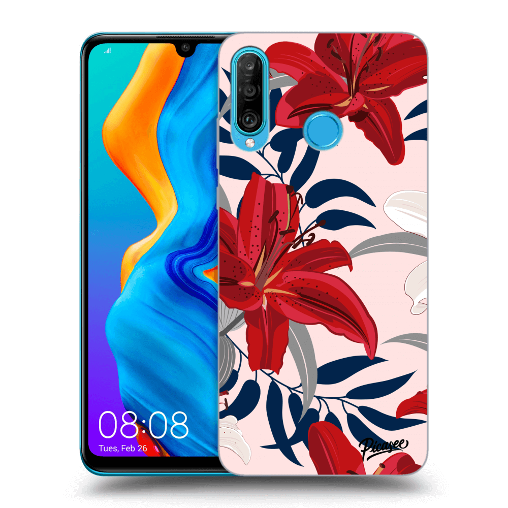 Picasee ULTIMATE CASE pro Huawei P30 Lite - Red Lily