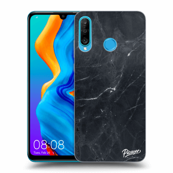 Obal pre Huawei P30 Lite - Black marble