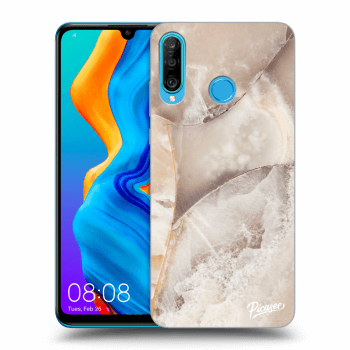 Obal pre Huawei P30 Lite - Cream marble