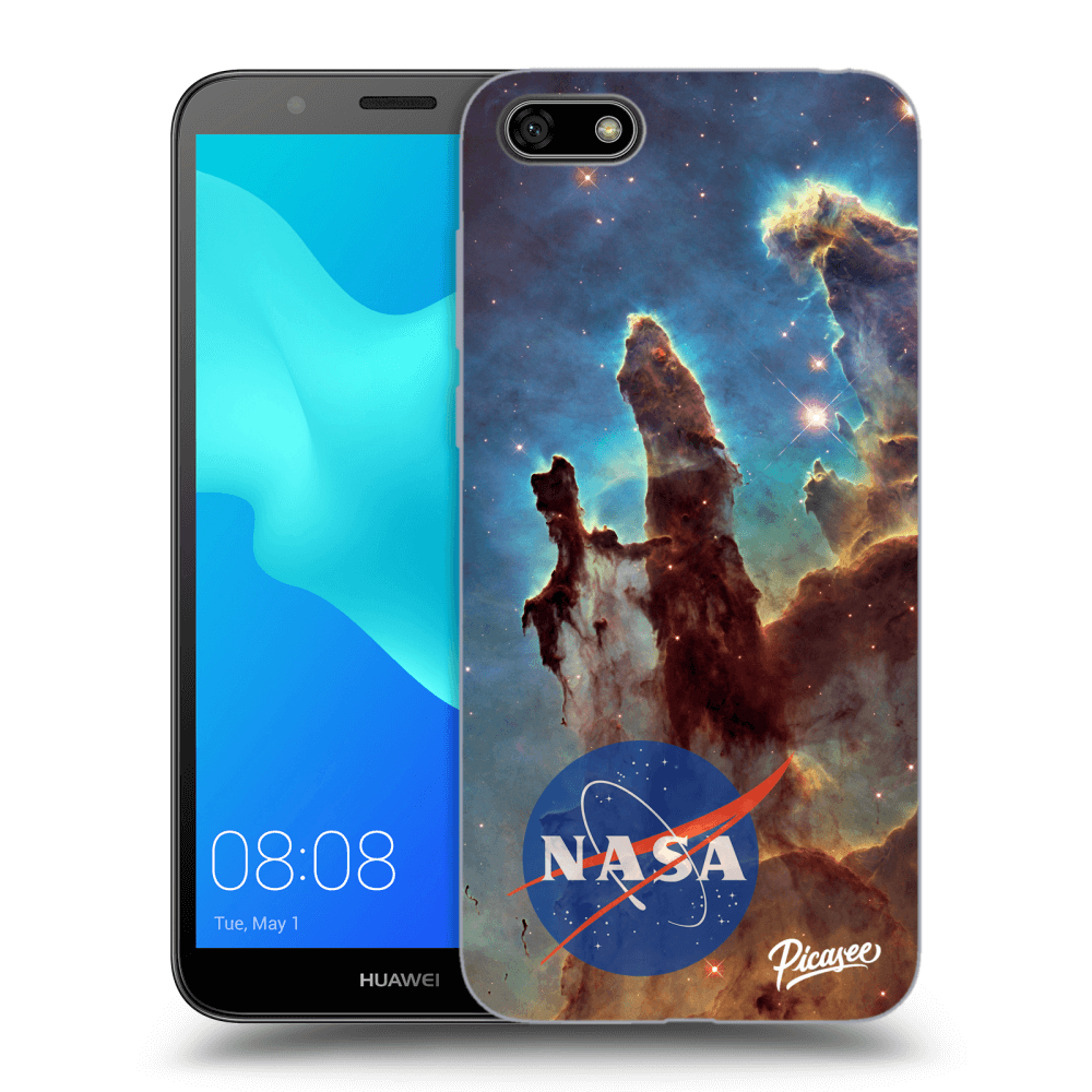 Picasee silikónový čierny obal pre Huawei Y5 2018 - Eagle Nebula